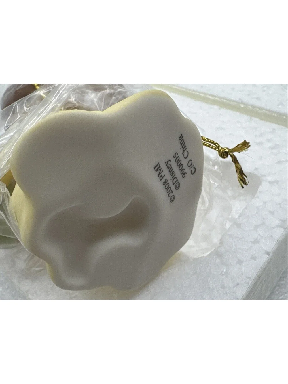 2009 Hallmark Precious Moments Belle and Chip Porcelain Ornament Beauty & Beast